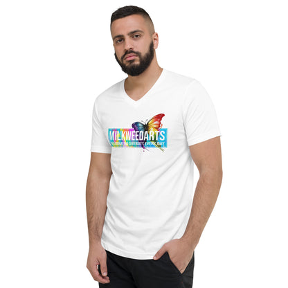 2024 Milkweed Arts Pride Unisex V-Neck