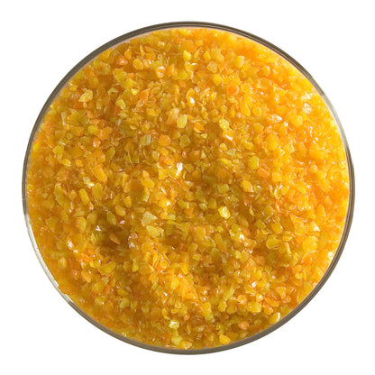 Tangerine Orange Opal Frit (0025), Fusible, 5 oz. jar