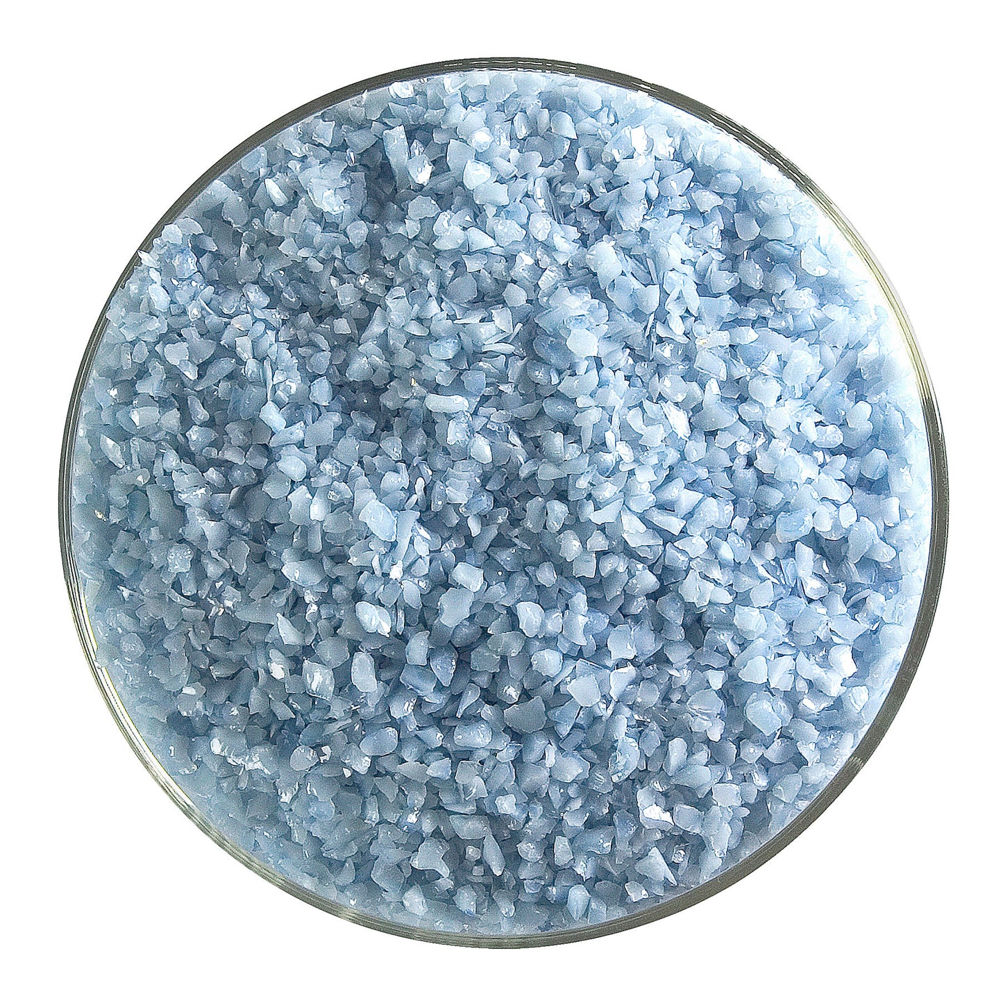 Powder Blue Opal Frit (0108), Fusible, 5 oz. jar