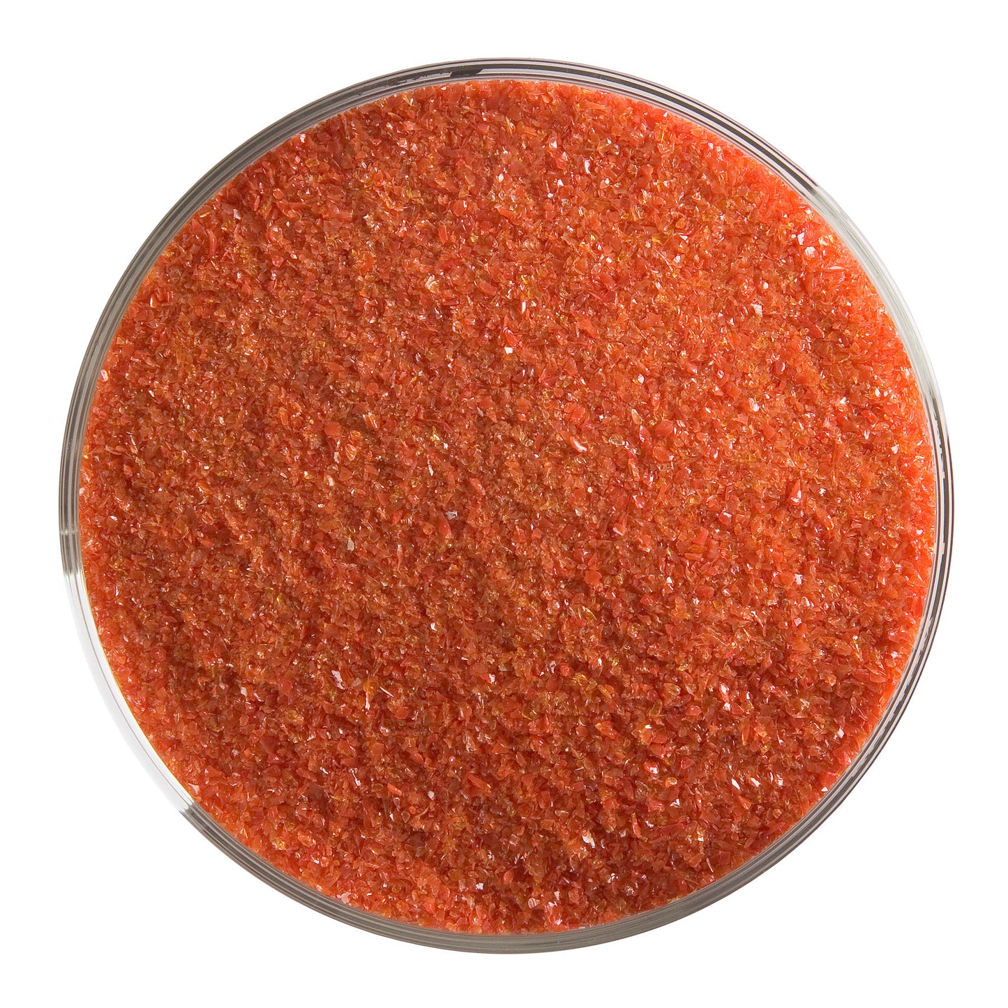 Red Opal Frit (0124), Fusible, 5 oz. jar