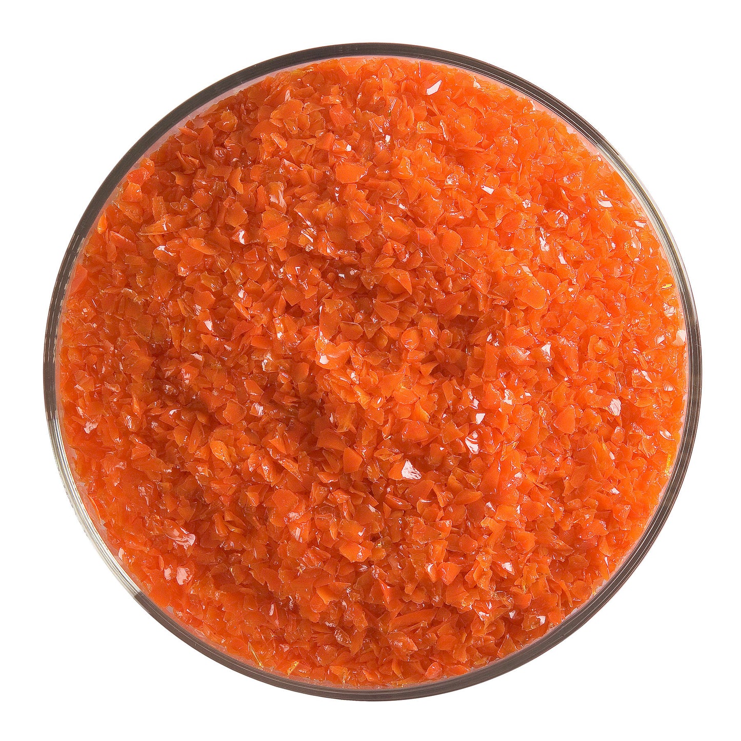 Orange Opal Frit (0125), Fusible, 5 oz. jar