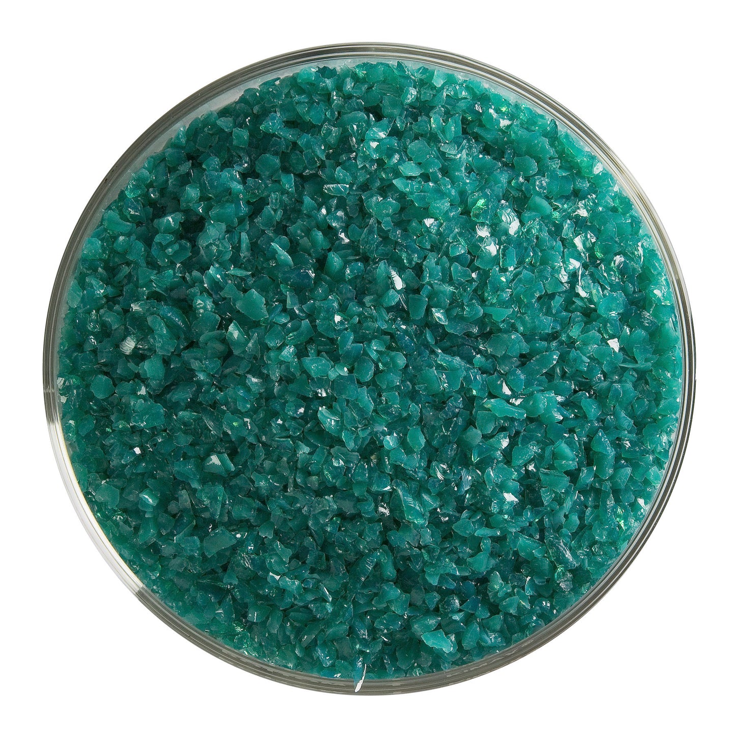 Teal Green Opal (0144), Frit, Fusible, 5 oz. jar