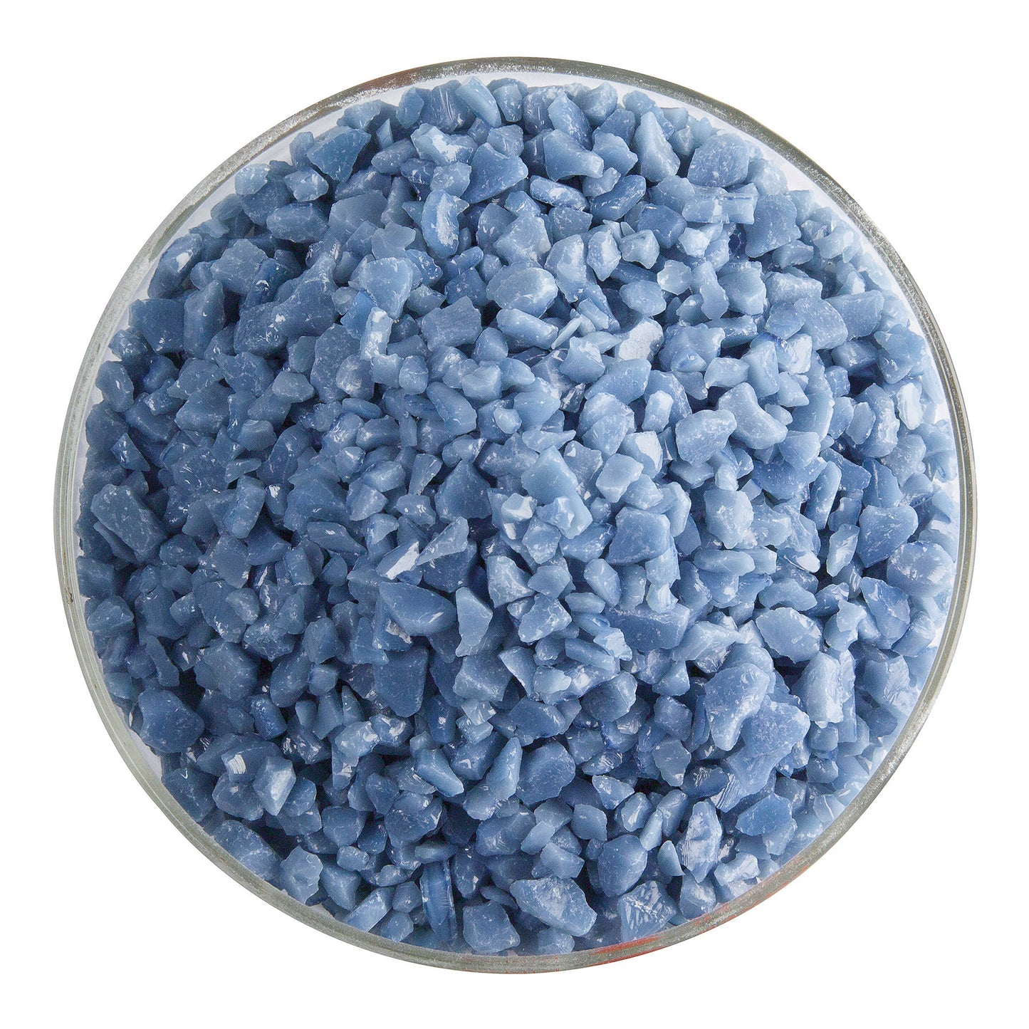 Dusty Blue Opal Frit (0208), Fusible, 5 oz. jar