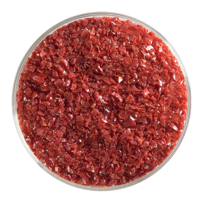 Deep Red Opal Frit (0224), Fusible, 5 oz. jar