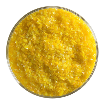 Marigold Yellow Opal Frit (0320), Fusible, 5 oz. jar