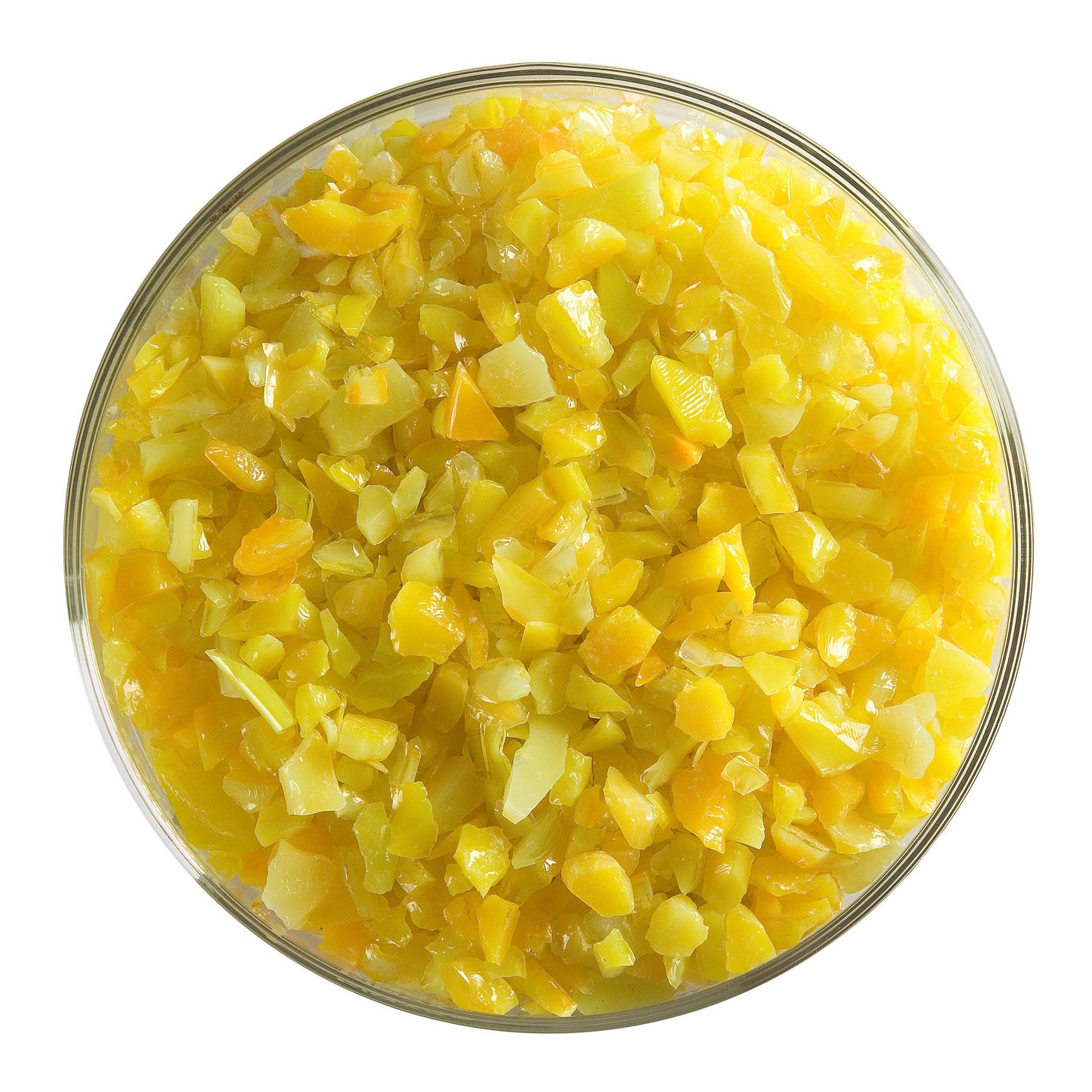 Marigold Yellow Opal Frit (0320), Fusible, 5 oz. jar