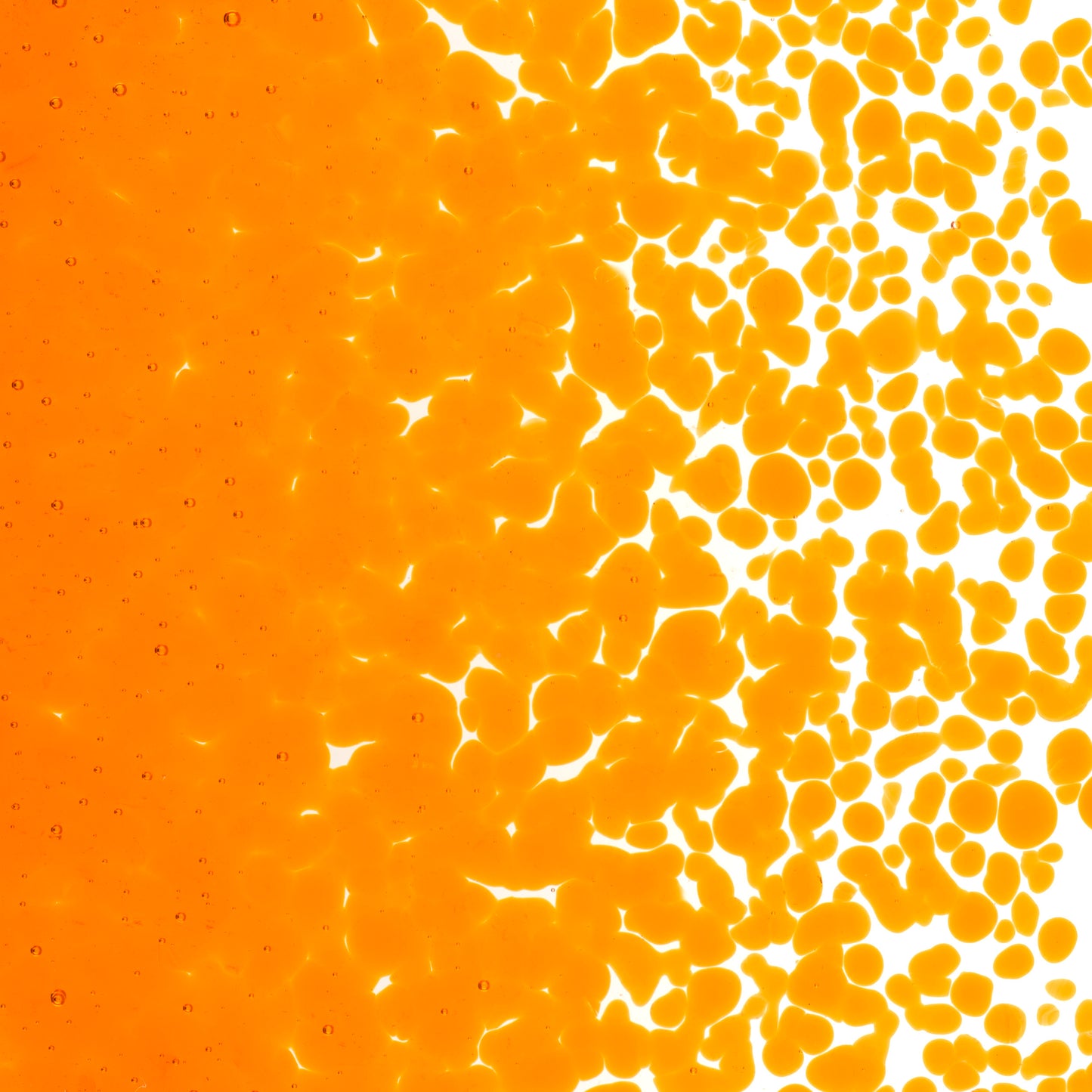 Light Orange Striker Transparent Frit (1025), Fusible, 5 oz. jar