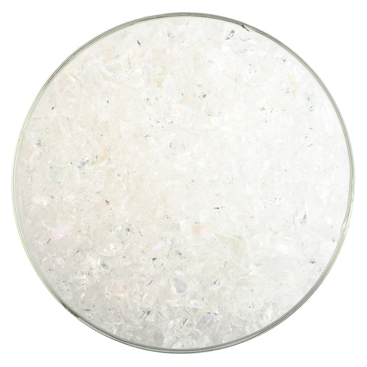 Clear Irid Transparent Frit (1101RN), Fusible, 5 oz. jar