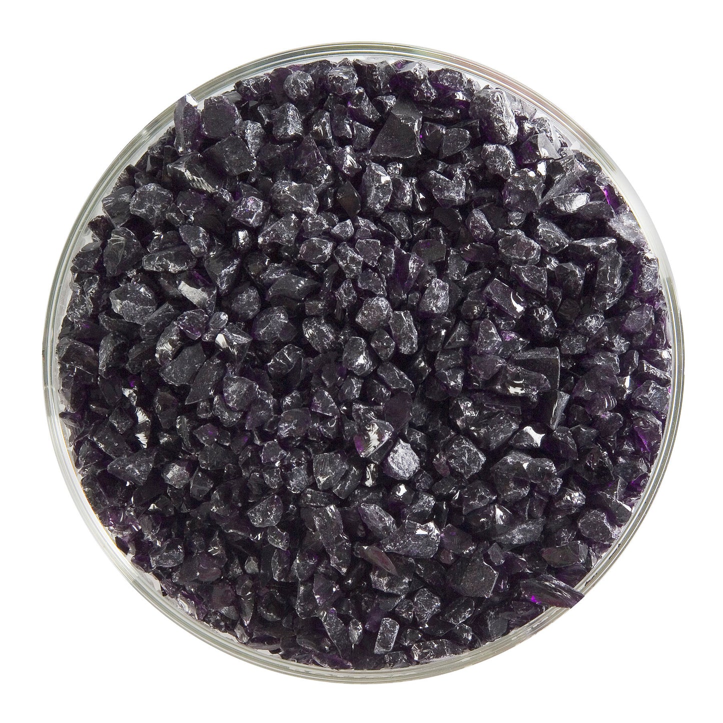 Deep Royal Purple Transparent Frit (1128), Fusible, 5 oz. jar