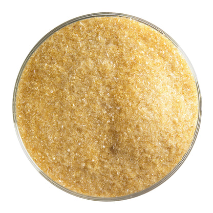 Medium Amber Transparent Frit (1137), Fusible, 5 oz. jar