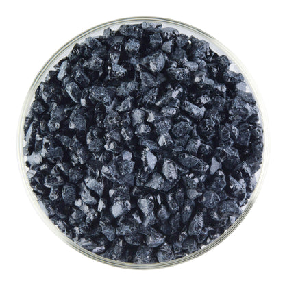 Aventurine Blue Transparent Frit (1140), Fusible, 5 oz. jar