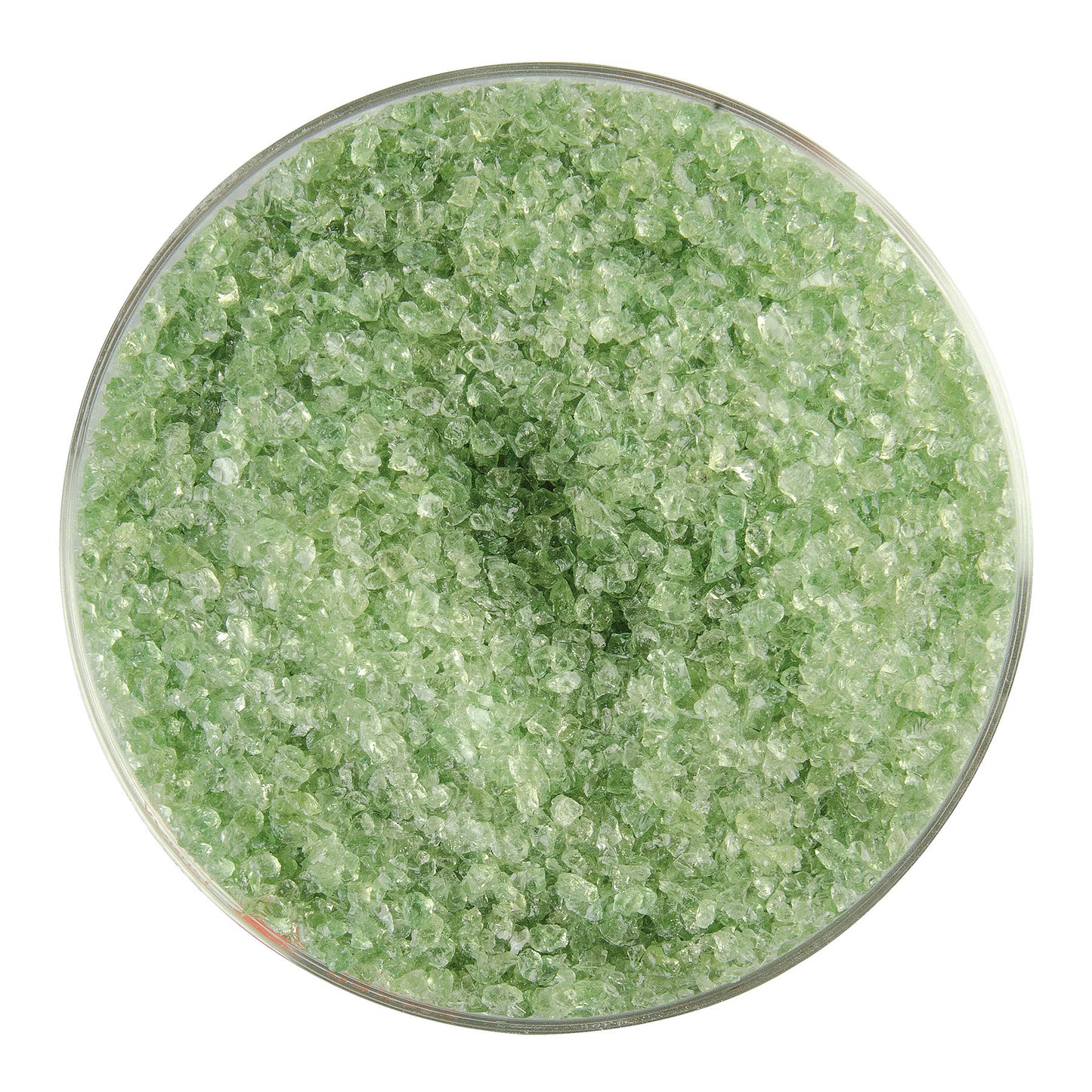 Leaf Green Transparent Frit (1217), Fusible, 5 oz. jar