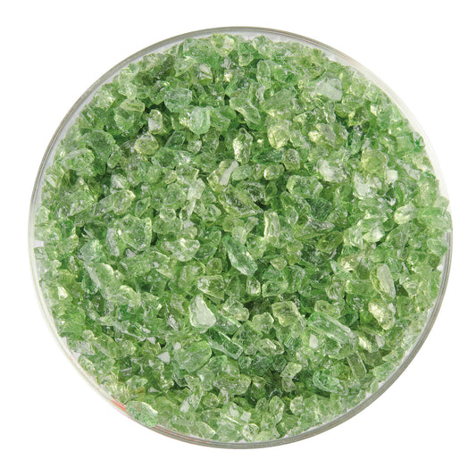 Leaf Green Transparent Frit (1217), Fusible, 5 oz. jar