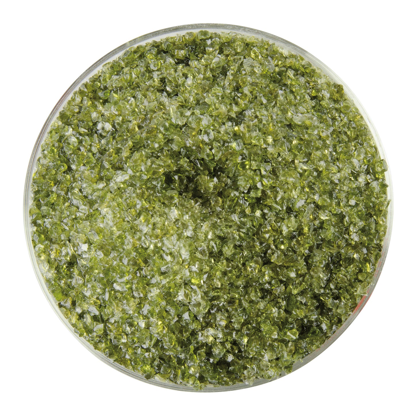 Lily Pad Green Trans (1226), Frit, Fusible, 5 oz. jar