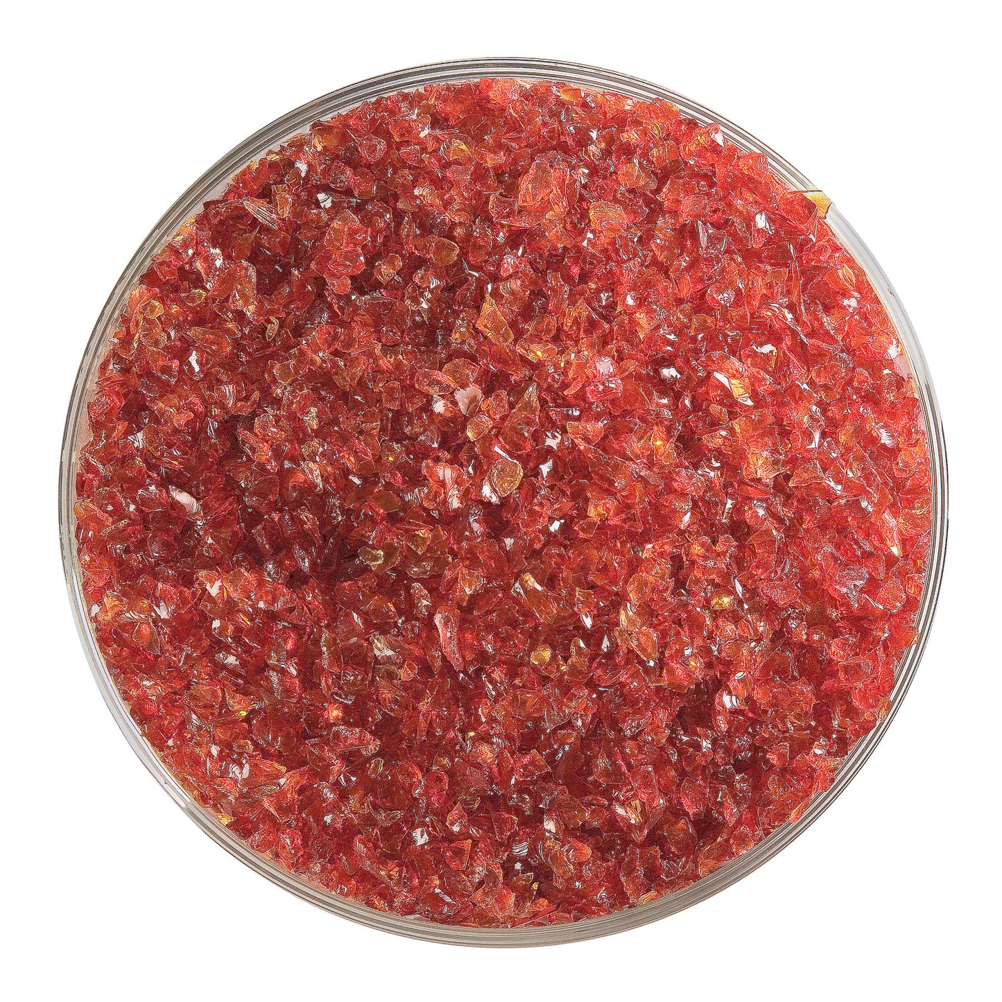 Garnet Red Transparent Frit (1322), Fusible, 5 oz. jar
