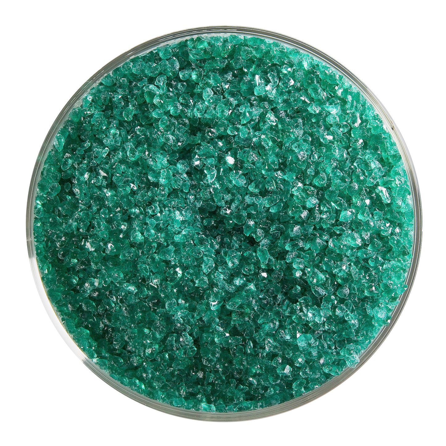 Emerald Green Transparent Frit (1417), Fusible, 5 oz. jar
