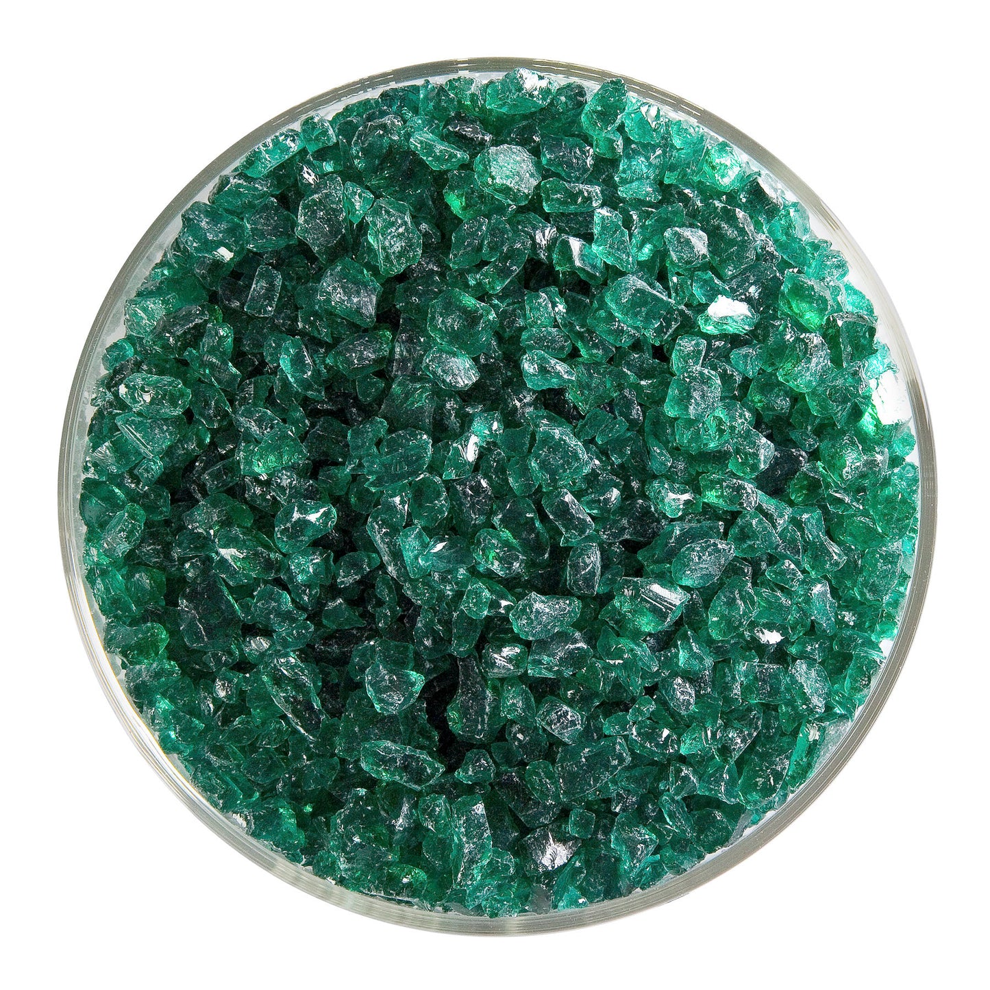 Emerald Green Transparent Frit (1417), Fusible, 5 oz. jar