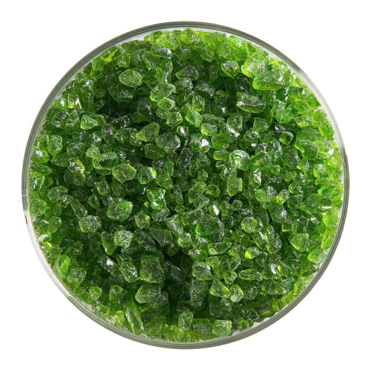 Spring Green Transparent Frit (1426), Fusible, 5 oz. jar