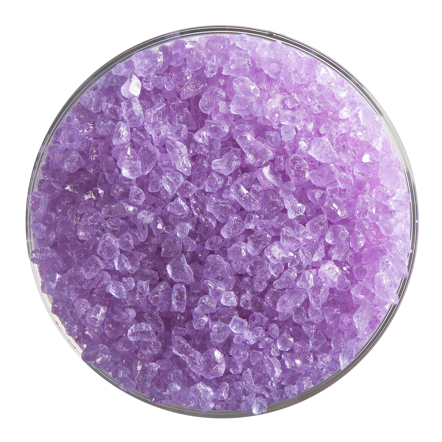 Neo-Lavender Shift Transparent Frit (1442), Fusible, 5 oz. jar