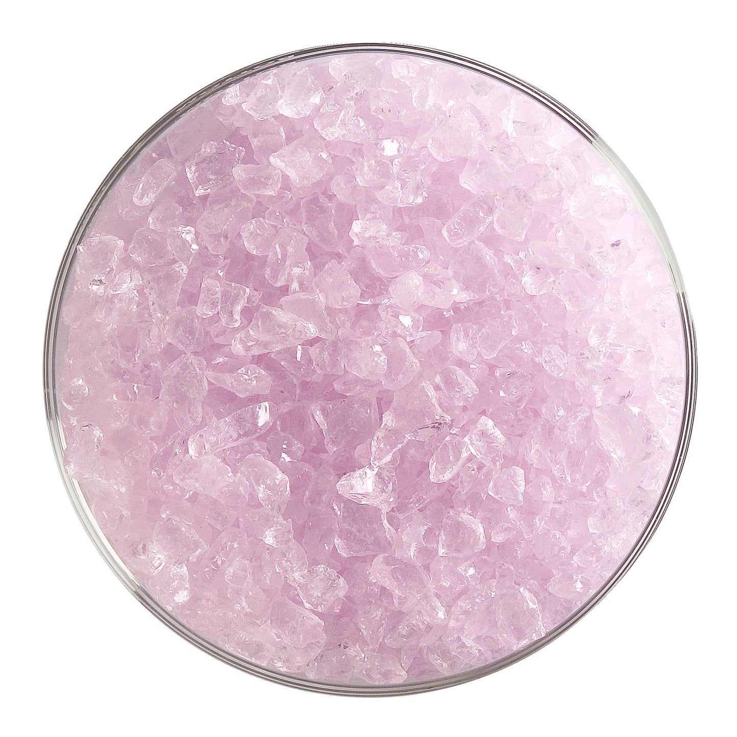 Erbium Pink Transparent Frit (1821), Fusible, 5 oz. jar