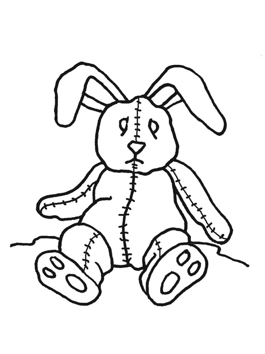 Bunny Rubber Stamp