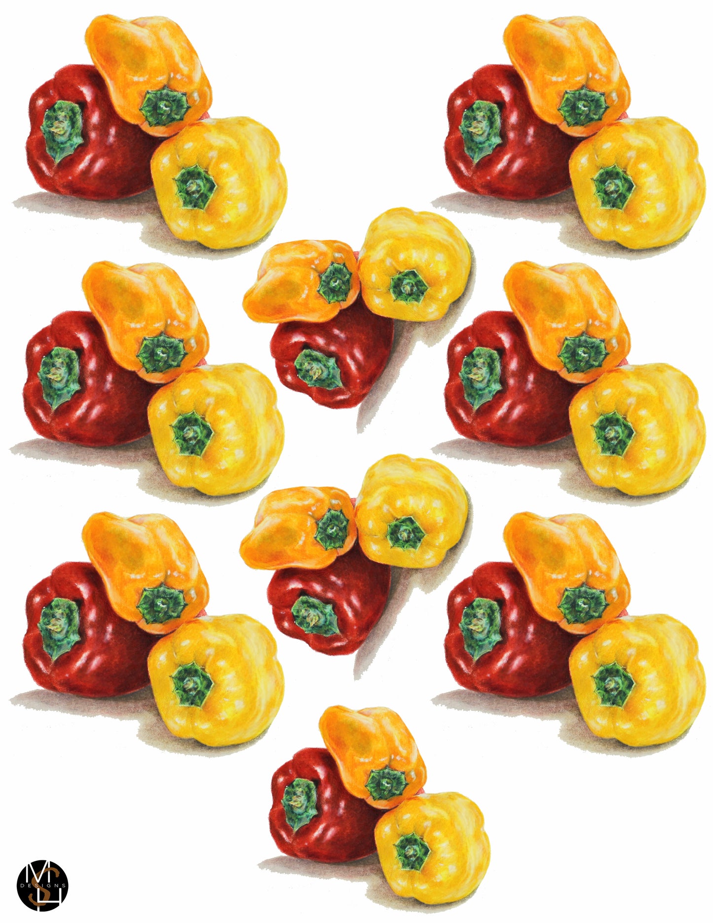 Peppers, designed by Mark Hufford