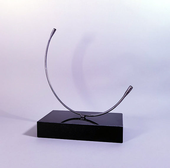 Curved Double-Ended Stainless Steel Display, from Craig Mitchell Smith
